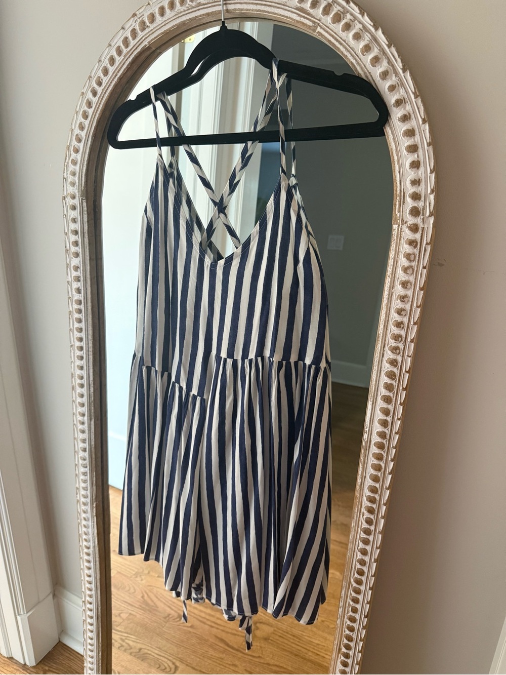 Pinkyotto Navy & White Striped Summer Top